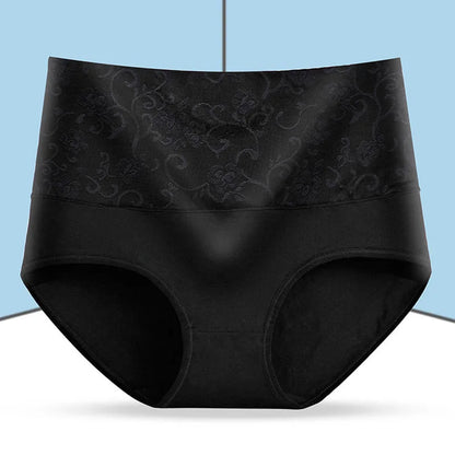 1Pcs High Rise Underwear Women's Sexy Panties Cotton Briefs Plus Size Calcinhas Transparent Seamless Underpant Girls Boxer L-5XL