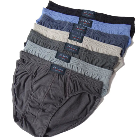 Mens 100 Cotton Briefs - Comfortable Underwear Multiple Sizes 5pcsLot Free  Drop Shipping