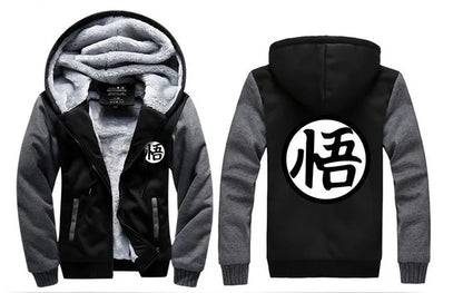 Autumn Winter Jackets Anime Sweatshirt Men Fashion Streetwear Fleece Hoody Men's Sportswear  Jacket