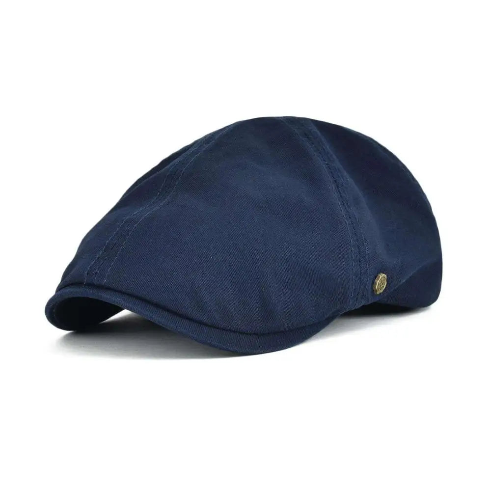 VOBOOM Classic Cotton Flat Cap Ivy Caps Men Women Newsboy Cabbie Driver Hat Season Flat CapSolid Color Casual Camouflage Beret