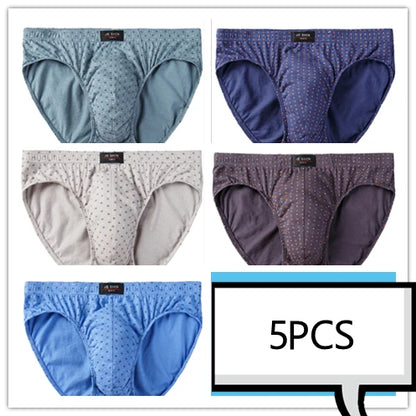 Mens 100 Cotton Briefs - Comfortable Underwear Multiple Sizes 5pcsLot Free  Drop Shipping