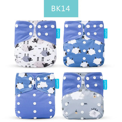 Washable Pocket Diaper – Adjustable Reusable Baby Diaper Cover | Absorbent Ecological Nappy
