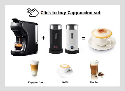 HiBREW 4-in-1 Coffee Machine - 19 Bar Espresso  Pod Maker for Hot  Cold Drinks - ZOOMNSTORE