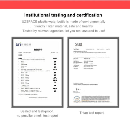 Sports Water Bottle - Leakproof Shaker Portable Gym Bottle | BPA Free Tritan Plastic