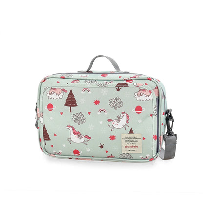 Baby Stroller Bag Waterproof Portable Outing Travel Mummy Bag Multifunction Diaper Bottle Storage Hanging Bag Pram Organizer