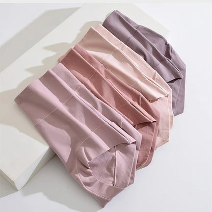 High Waist Underwear Women 60S Cotton Panties Plus Size Womens Briefs Cozy Female Underwear Tighten The Abdomen Safety Shorts