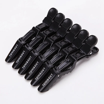 Hair Clip Set - 6pcs Durable Plastic Alligator Hairdressing Clamps for Salon Styling - ZOOMNSTORE