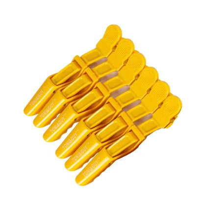 Hair Clip Set - 6pcs Durable Plastic Alligator Hairdressing Clamps for Salon Styling - ZOOMNSTORE