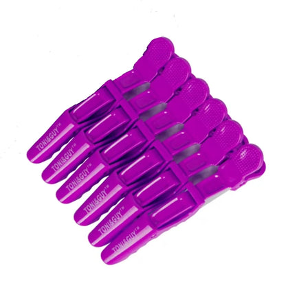 Hair Clip Set - 6pcs Durable Plastic Alligator Hairdressing Clamps for Salon Styling - ZOOMNSTORE