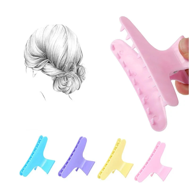 Hair Clips - 12Pcs Professional Barber Styling Sectioning Haircut Clamps - ZOOMNSTORE