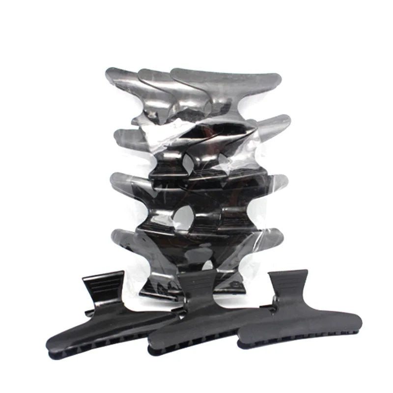 Hair Clips - 12Pcs Professional Barber Styling Sectioning Haircut Clamps - ZOOMNSTORE