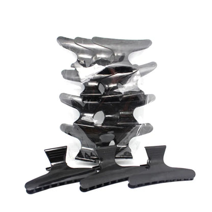 Hair Clips - 12Pcs Professional Barber Styling Sectioning Haircut Clamps - ZOOMNSTORE