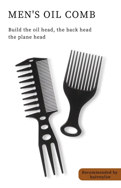 Hair Cutting Comb Set – 6Pcs Professional Barber Salon Hair Styling Accessories - ZOOMNSTORE