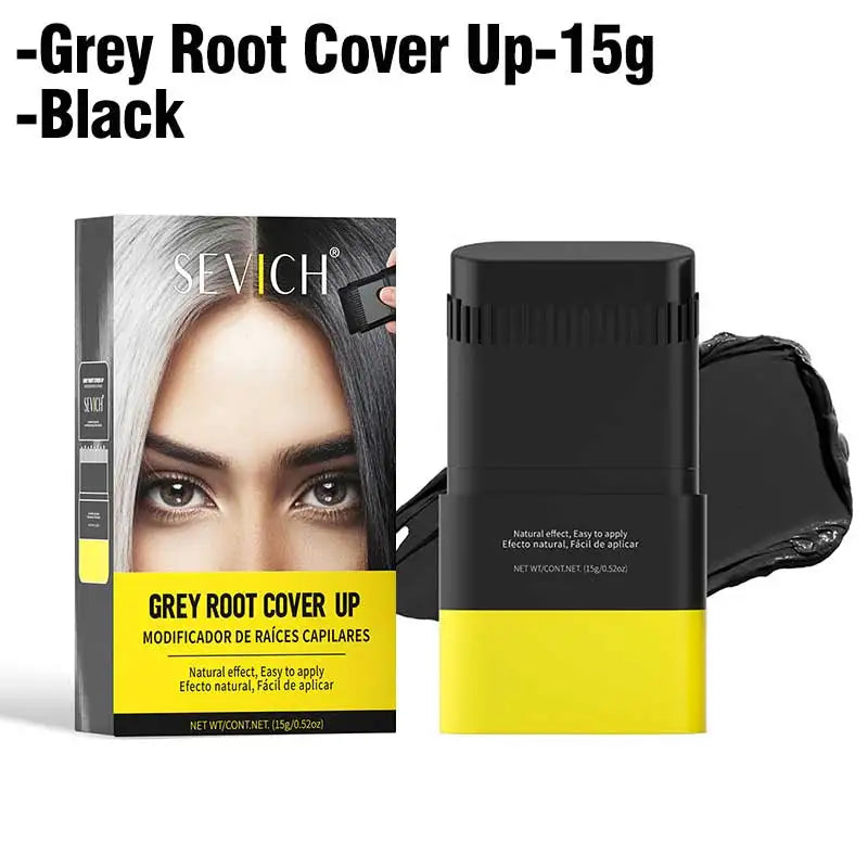 Portable Hair Dye Stick - Waterproof Hairline Root Concealer Instant Grey Coverage Pen 3 Colors - ZOOMNSTORE