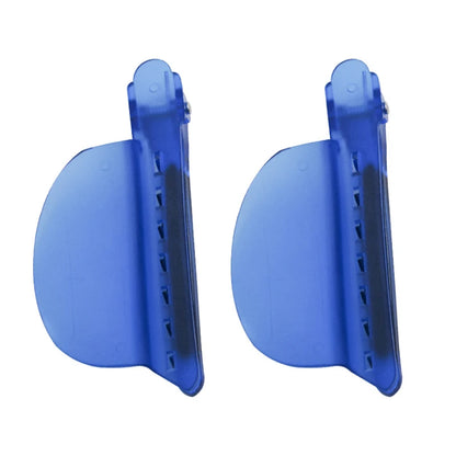 Hair Extension Clips - Blue Sectioning Separator Clips with Rubber Grip for Easy, Uniform Hair Sectioning - ZOOMNSTORE