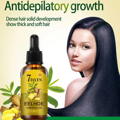 Hair Growth Serum - Ginger Essential Oil for Fast Regrowth  Hair Care 102040ml - ZOOMNSTORE