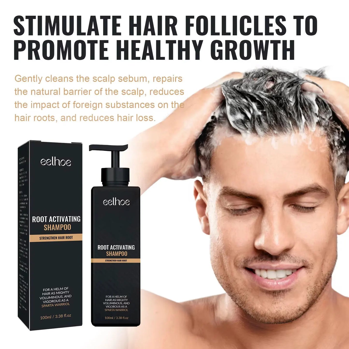 Hair Growth Shampoo - Strengthening Anti-Frizz Treatment for Damaged Scalp Care - ZOOMNSTORE