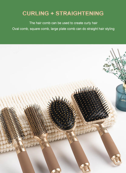 Hair Massage Comb – Air Cushion Scalp Hairbrush With Non Slip Handle For Detangling - ZOOMNSTORE