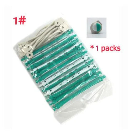 Hair Rollers Set – 12 Pcs Salon Rubber Band Cold Perm Rods Curling Hair Tools - ZOOMNSTORE