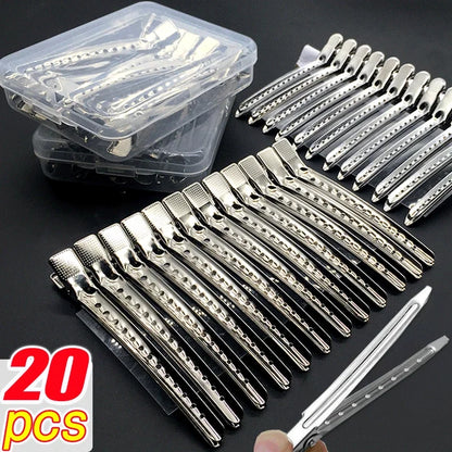 Hair Salon Clips - Professional Styling Hair Sectioning Clips with Metal Barrettes - ZOOMNSTORE