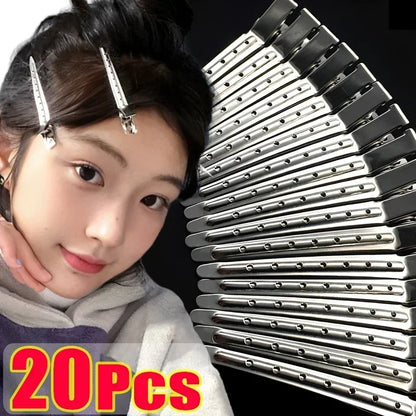 Hair Salon Clips - Professional Styling Hair Sectioning Clips with Metal Barrettes - ZOOMNSTORE