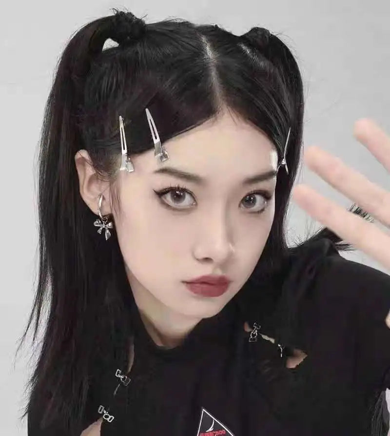 Hair Styling Clips - Ladies Hair Clip Set with Metal Sectioning Barrettes | Fashion Silver Hairdressing Accessories - ZOOMNSTORE