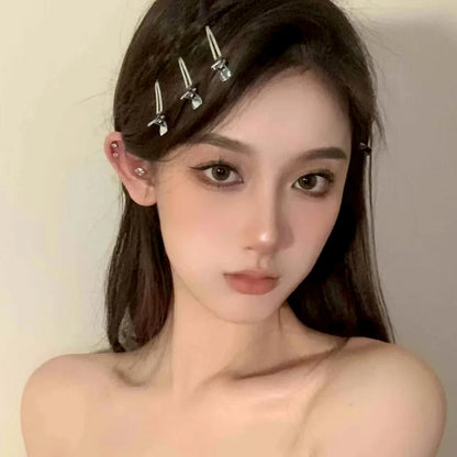 Hair Styling Clips - Ladies Hair Clip Set with Metal Sectioning Barrettes | Fashion Silver Hairdressing Accessories - ZOOMNSTORE