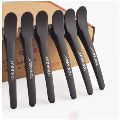 Hairdressing Hair Clips – 12pcs Black Plastic Alligator Claw Sectioning Set - ZOOMNSTORE
