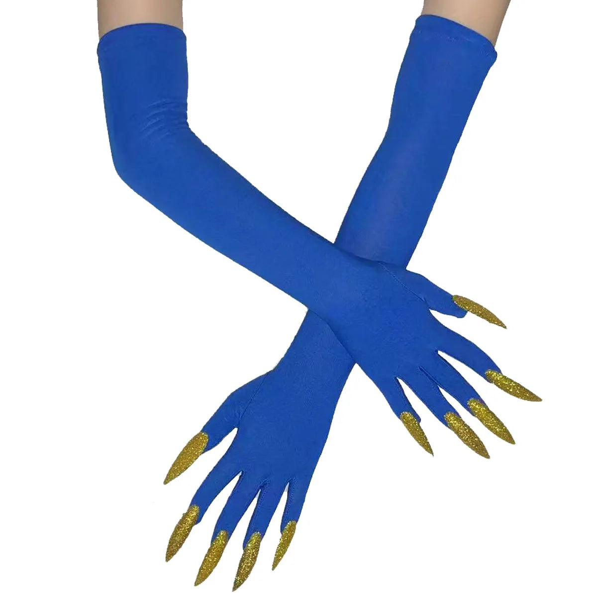 Cool Halloween gloves Green Ghost claws Dress up gloves Fashion black long nails Cosplay Halloween funny gloves C068 - ZOOMNSTORE