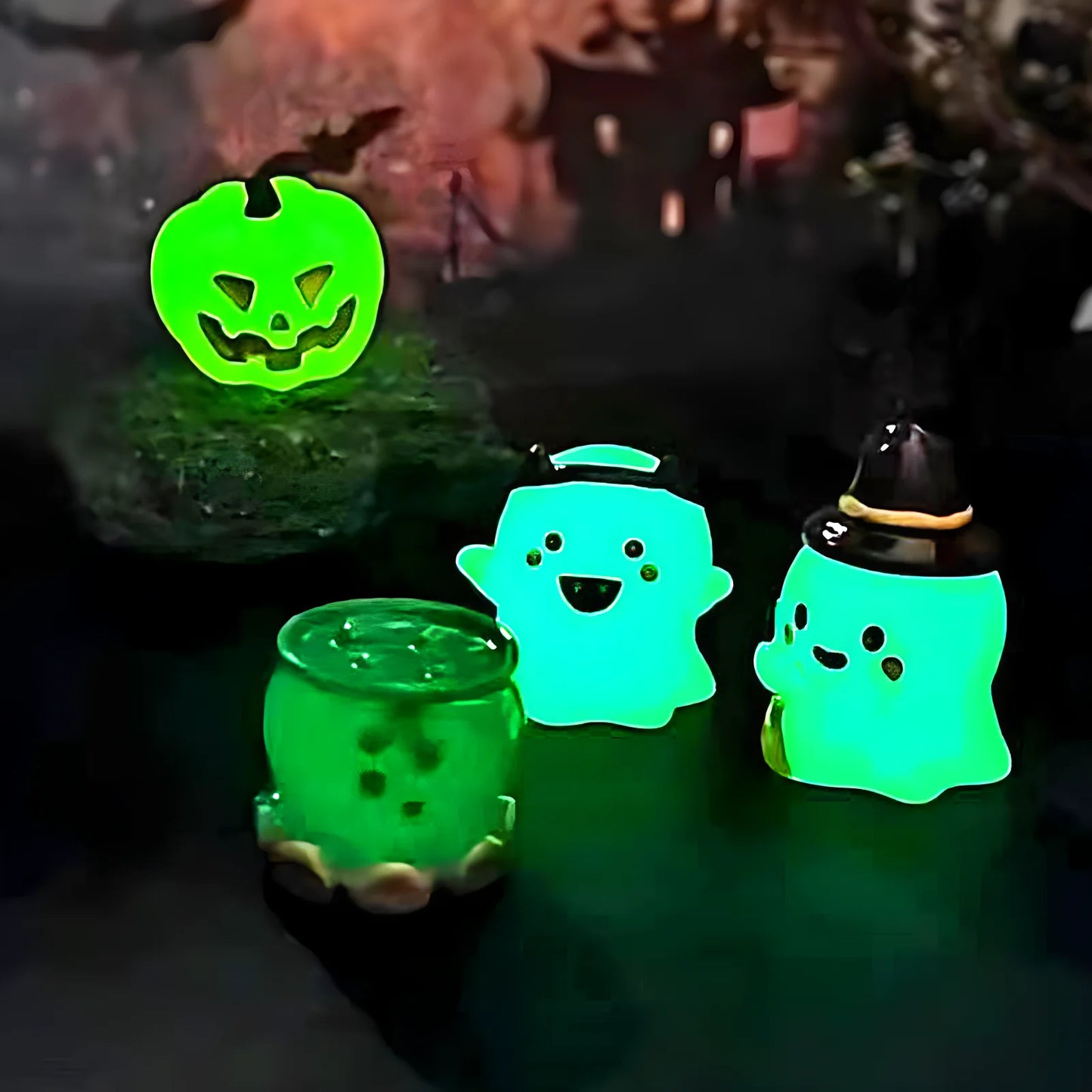 Glow Ornaments - 6PCS Multi-Purpose Halloween Decor for Parties Home  Car - ZOOMNSTORE