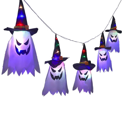 Halloween Wizard Hat LED Pendant Light - Outdoor Courtyard Decoration - ZOOMNSTORE
