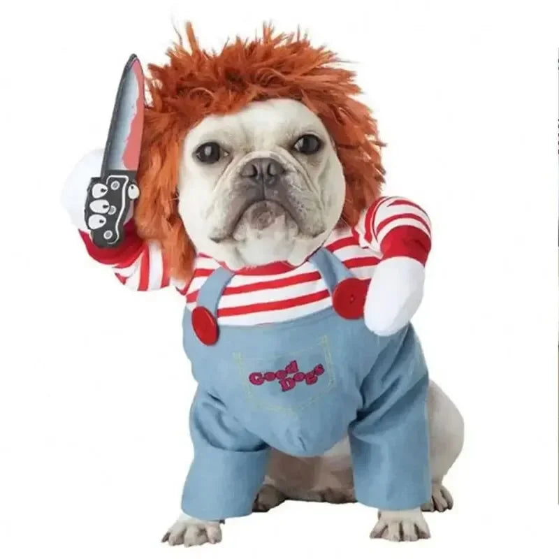 Halloween Pet Dagger Costume - Funny Dog Cat Dress Up Outfit - ZOOMNSTORE