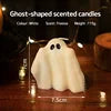 Soy Wax Ghost Candles - Handmade Aromatherapy Halloween Decor - ZOOMNSTORE