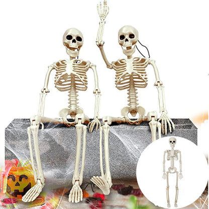 Posable 40cm Halloween Skeleton - Human Shape Horror Decoration - ZOOMNSTORE