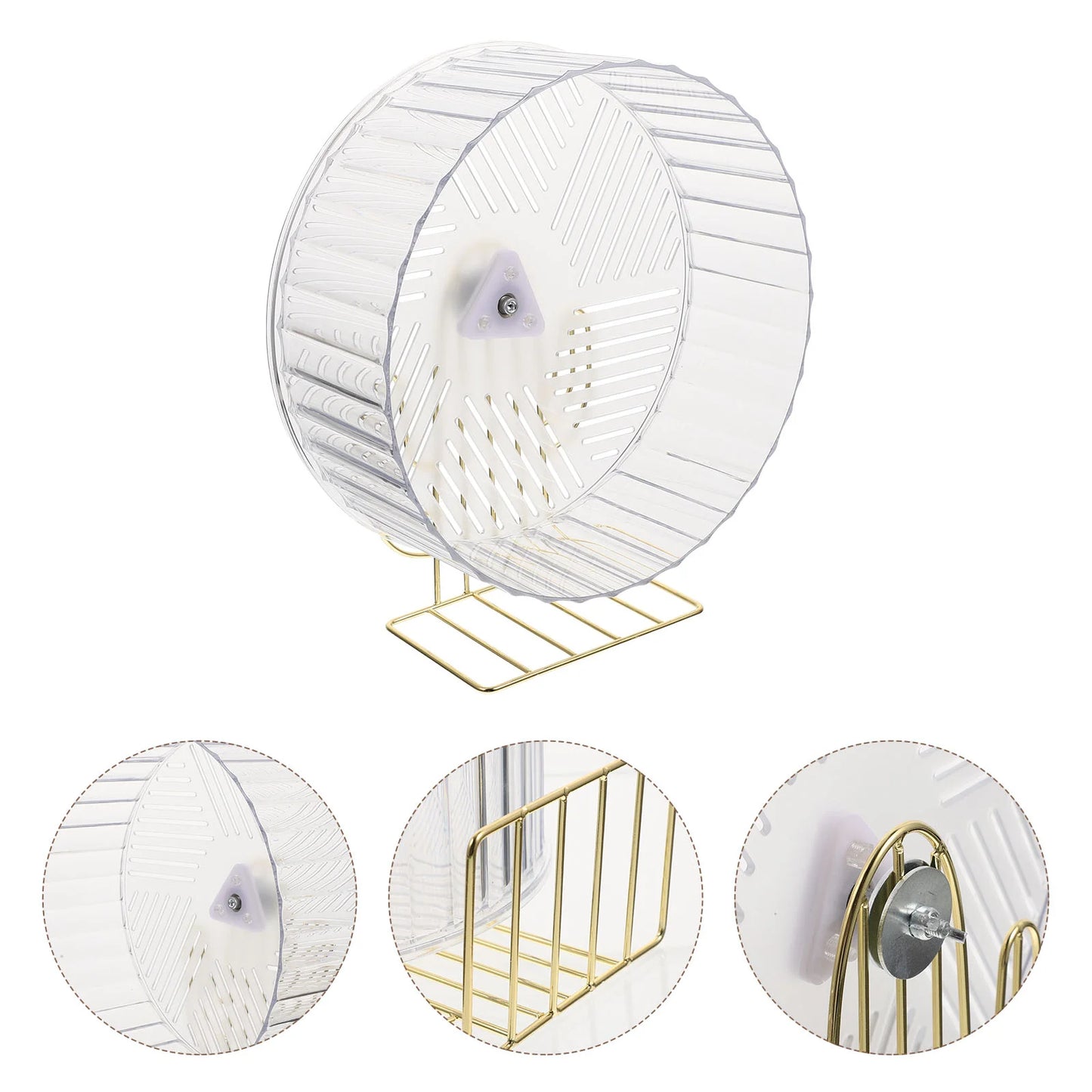 Hamster Exercise Wheel - Silent Small Pet Wheel Toy for Hedgehogs & Gerbils - ZOOMNSTORE