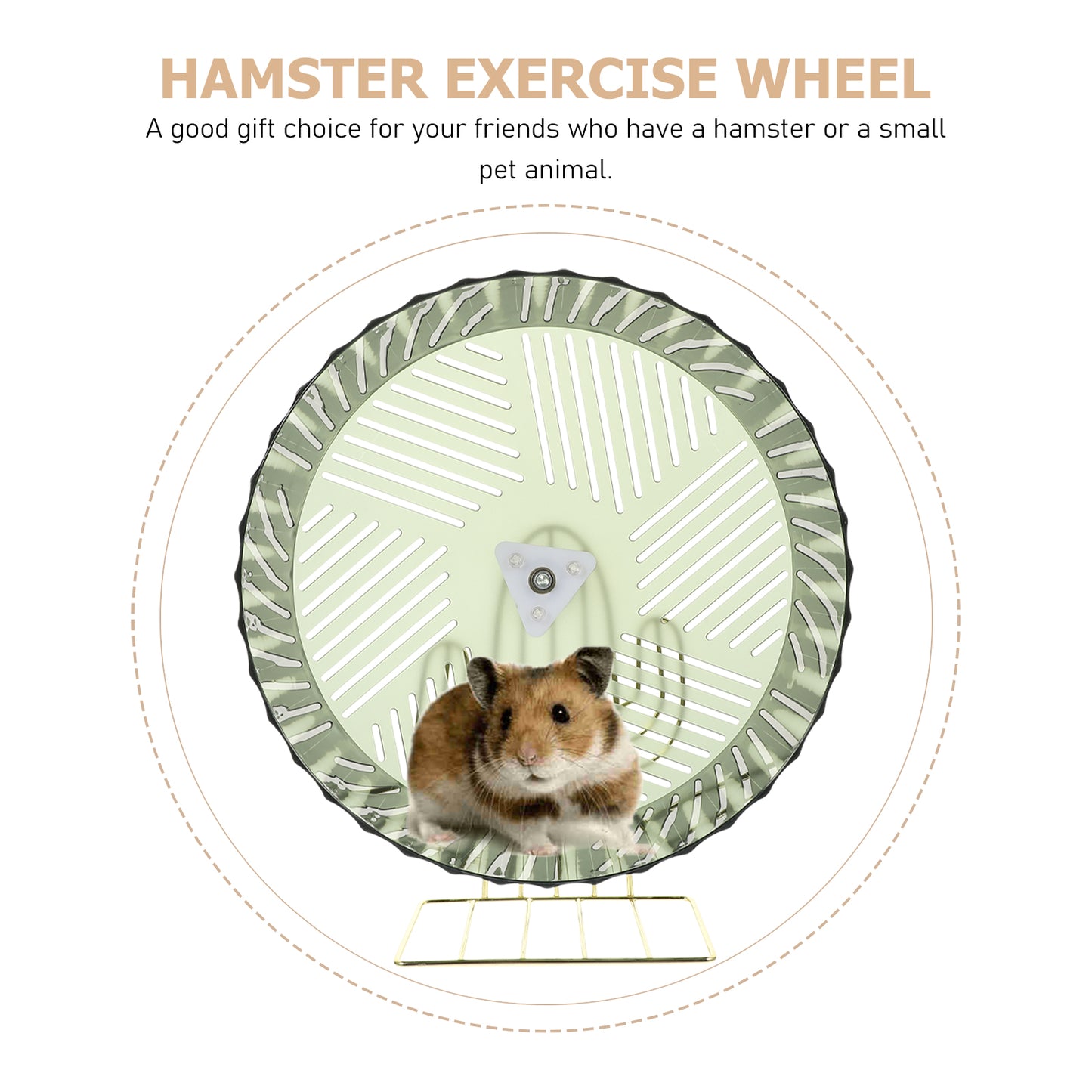 Hamster Exercise Wheel - Silent Small Pet Wheel Toy for Hedgehogs & Gerbils - ZOOMNSTORE
