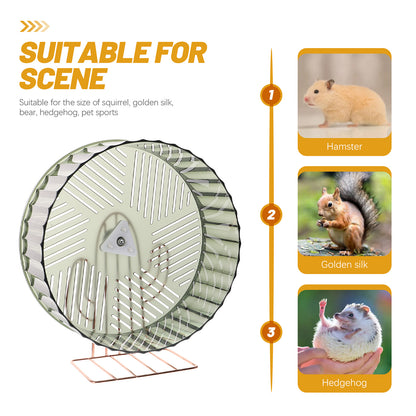 Hamster Exercise Wheel - Silent Small Pet Wheel Toy for Hedgehogs & Gerbils - ZOOMNSTORE