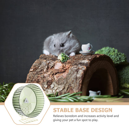 Hamster Exercise Wheel - Silent Small Pet Wheel Toy for Hedgehogs & Gerbils - ZOOMNSTORE