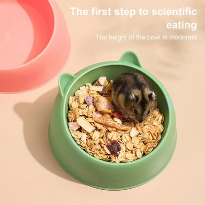 Hamster Feeding Bowl – Stable ABS Pet Bowl For Small Pets | Spill Proof Feeder - ZOOMNSTORE