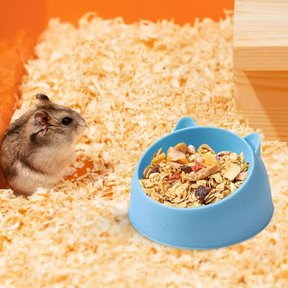 Hamster Feeding Bowl – Stable ABS Pet Bowl For Small Pets | Spill Proof Feeder - ZOOMNSTORE