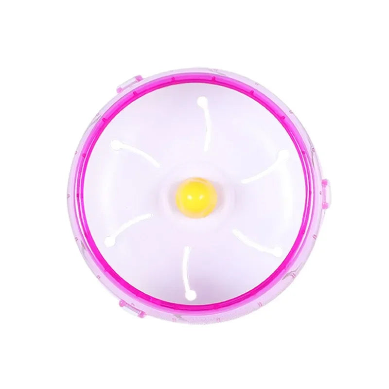 Hamster Runner Wheel - Silent Running Wheel 21cm Golden Wire Exercise Gear - ZOOMNSTORE