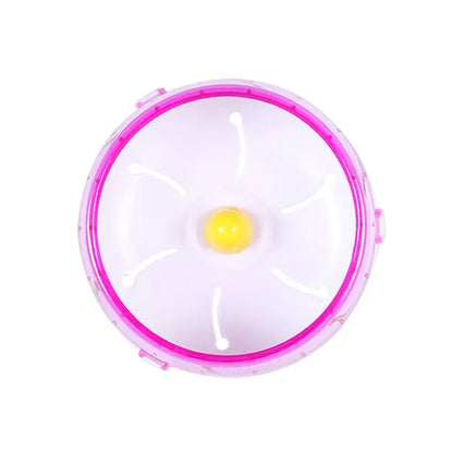 Hamster Runner Wheel - Silent Running Wheel 21cm Golden Wire Exercise Gear - ZOOMNSTORE