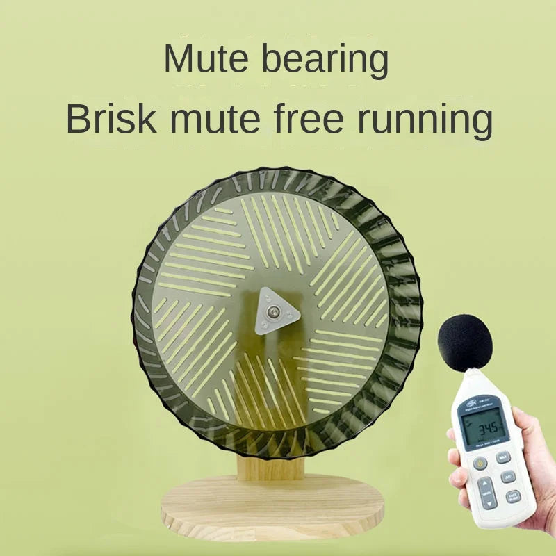 Hamster Running Wheel 24CM Large Silent Exercise Wheel with Bracket for Pets - ZOOMNSTORE