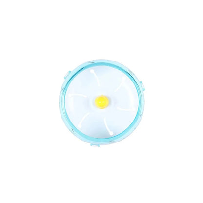Hamster Running Wheel - Silent Acrylic Jogging Wheel for Small Pets with Cage Attachment - ZOOMNSTORE