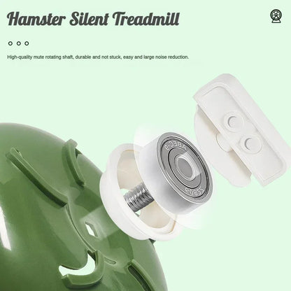 Hamster Running Wheel – Silent Non-Slip Cage Exercise Toy for Small Pets - ZOOMNSTORE