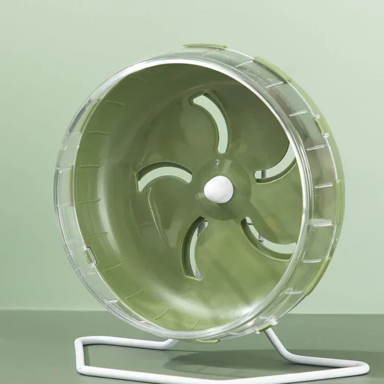 Hamster Running Wheel – Silent Non-Slip Cage Exercise Toy for Small Pets - ZOOMNSTORE
