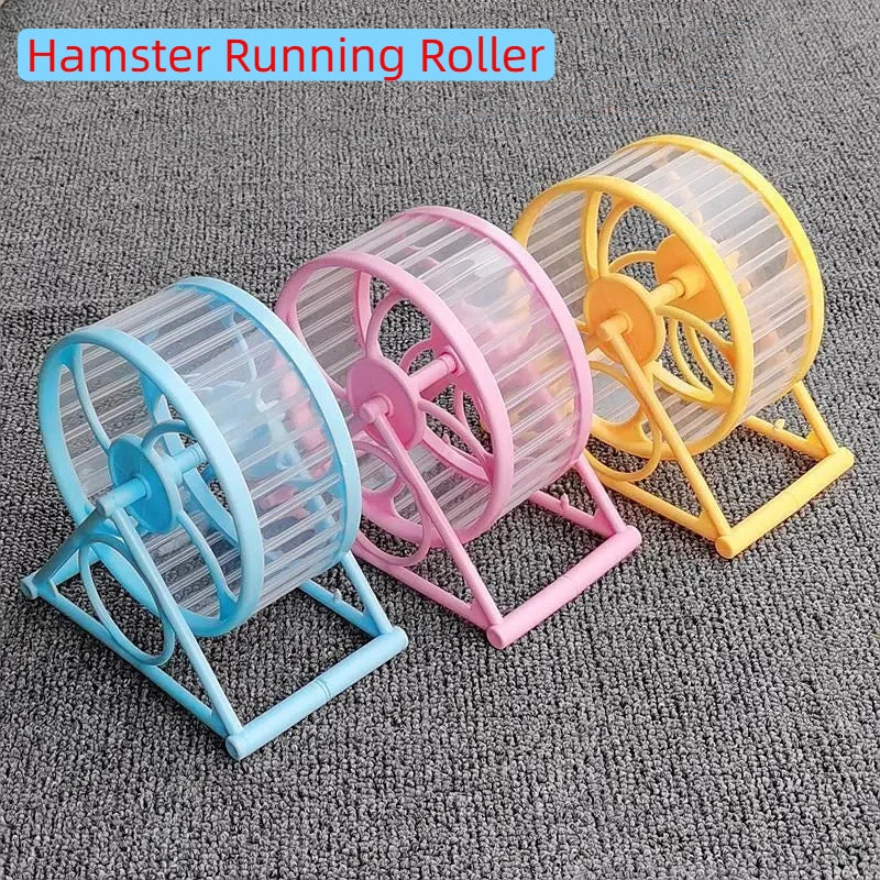 Hamster Running Wheel - Ultra Quiet Anti Jamming Small Animal Exercise Toy - ZOOMNSTORE