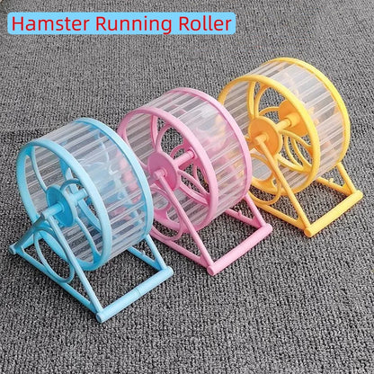 Hamster Running Wheel - Ultra Quiet Anti Jamming Small Animal Exercise Toy - ZOOMNSTORE