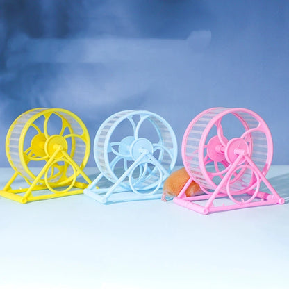 Hamster Running Wheel - Ultra Quiet Anti Jamming Small Animal Exercise Toy - ZOOMNSTORE