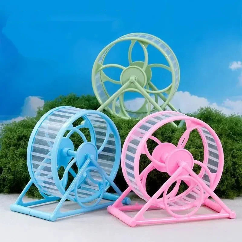 Hamster Running Wheel - Ultra Quiet Anti Jamming Small Animal Exercise Toy - ZOOMNSTORE